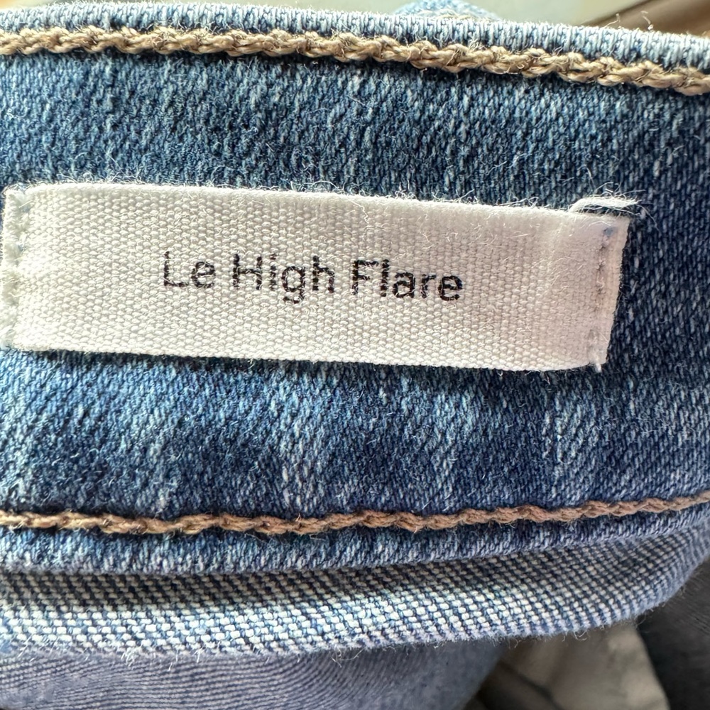 Frame Le High Flare Worn Once